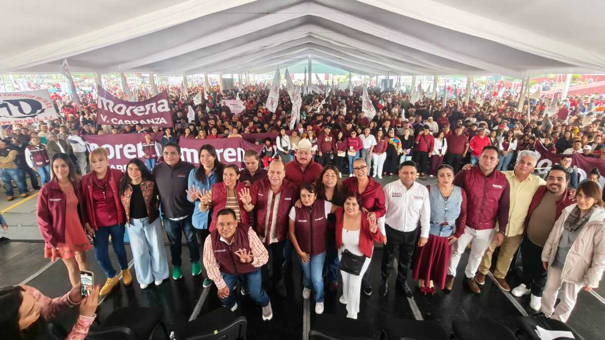 Militantes y simpatizantes de Morena abarrotaron la demarcación Venustiano Carranza. | Especial