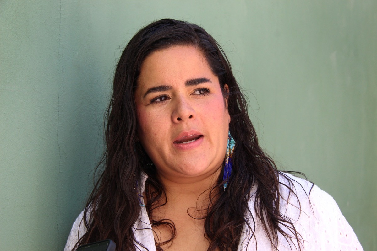 Natalia Sánchez Aguirre, vocera de la colectiva El canto al agua.| Roberto Amaya.