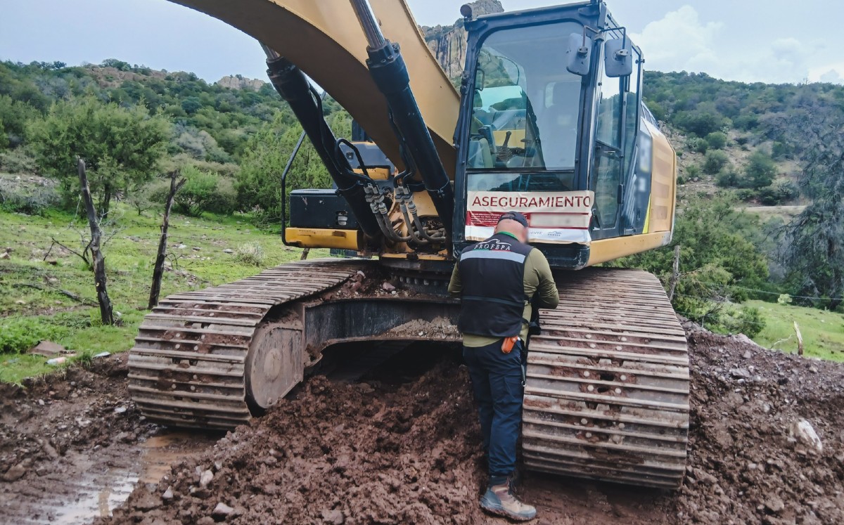 Profepa clausura proyectos por daños al Río Nazas en Durango. | Fotos cortesía Profepa