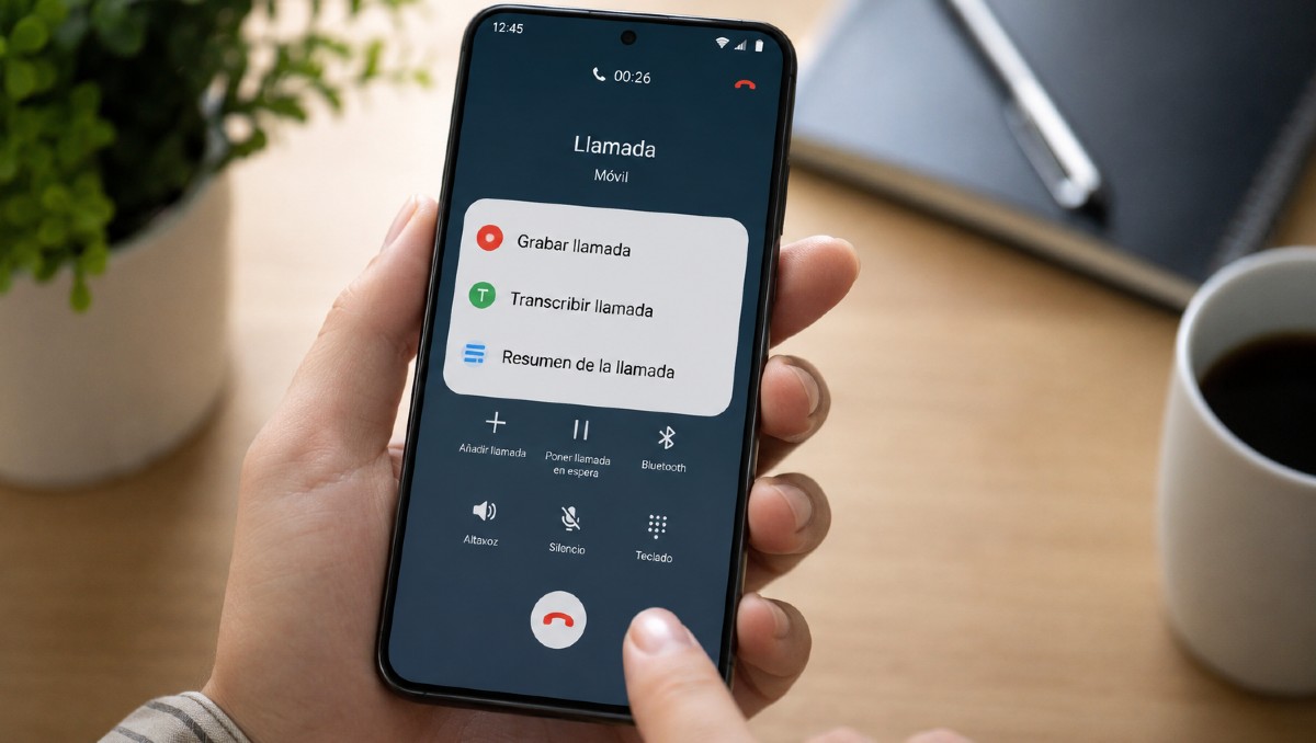 Cómo grabar, transcribir y resumir una llamada en Samsung? GUÍA