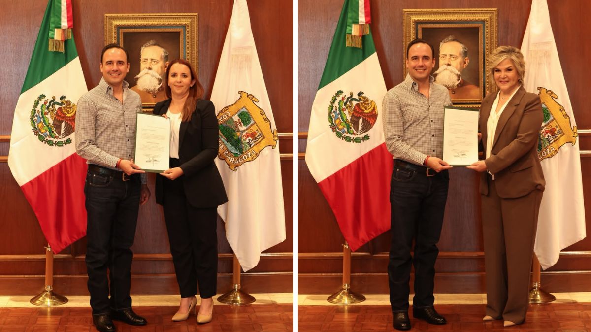 Gobernador de Coahuila suma a dos mujeres clave a su gabinete.| Fotos: Gobierno de Coahuila.