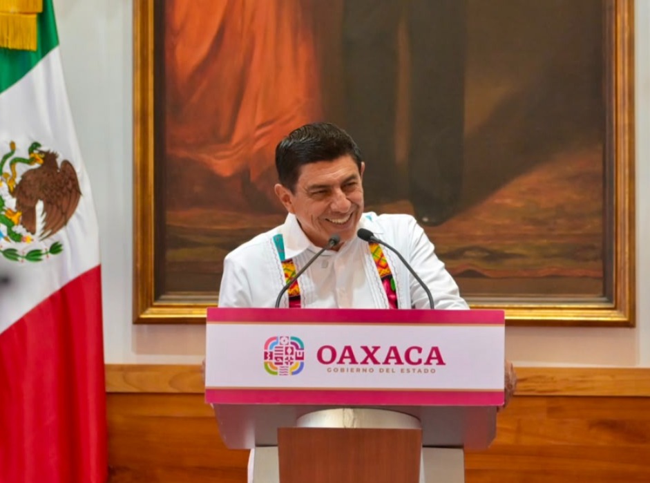 El gobernador Salomón Jara Cruz presentó la estrategia 'Orgullo Oaxaca'. | Foto: Especial