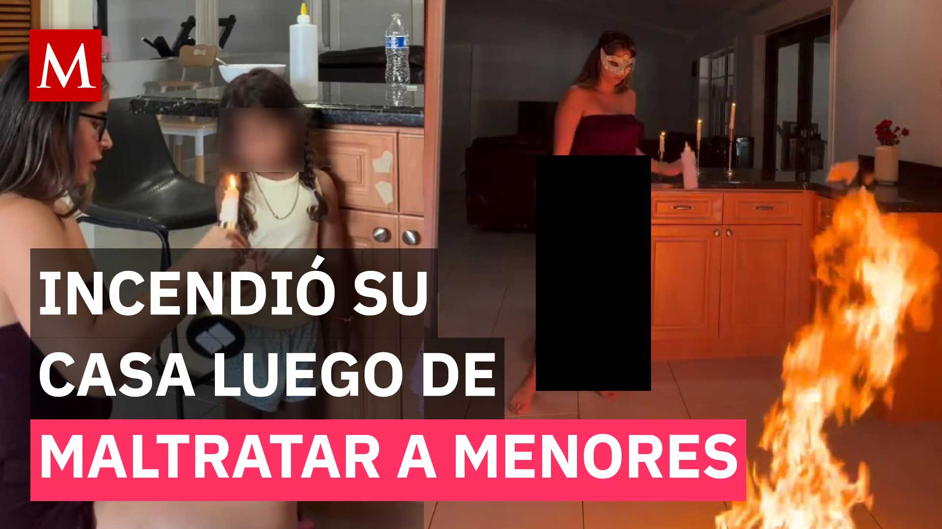Influencer Meliza Campos provoca incendio con cera caliente en vivo con sus hijas presentes