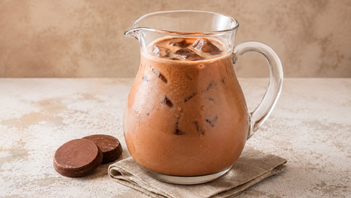Ingredientes para hacer agua de chocolate abuelita (IA)