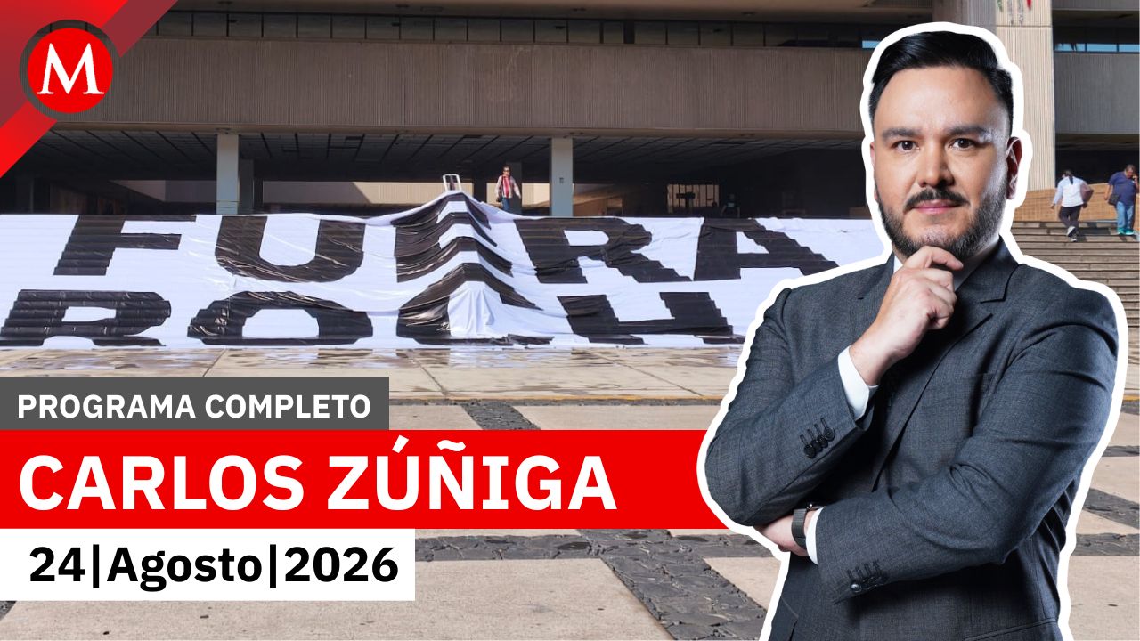 Manifestantes piden romper con el "rochismo" en Sinaloa | Carlos Zúñiga, 24 de agosto de 2026