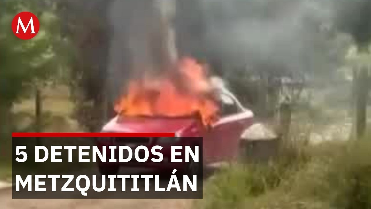 Pobladores retienen a 5 sospechosos de robo en Hidalgo antes de que llegue la policía