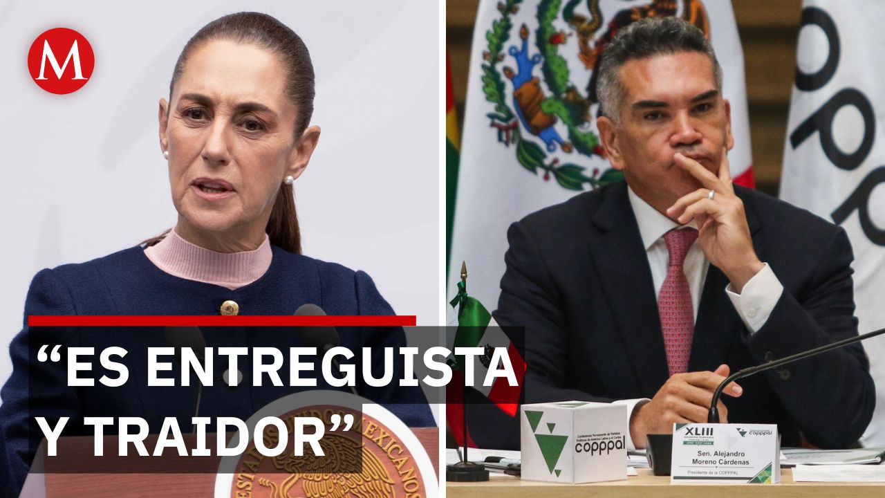 Sheinbaum cuestiona las severas críticas de Alito Moreno desde EU