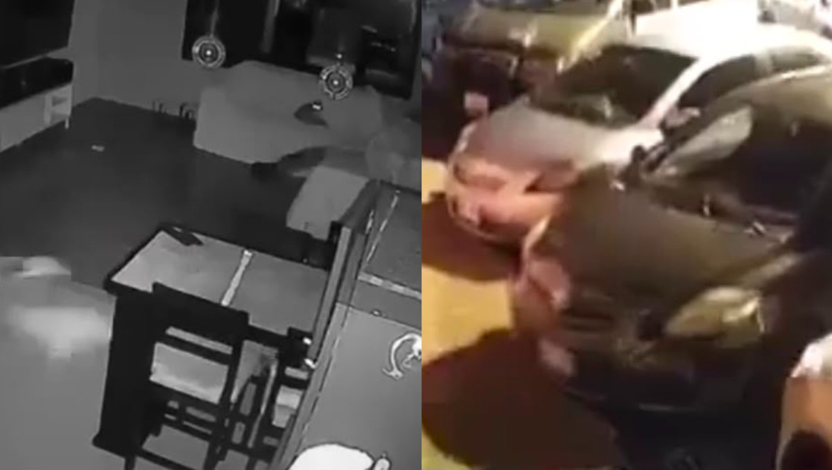 Videos difundidos en redes sociales captaron el momento del sismo. | Redes sociales