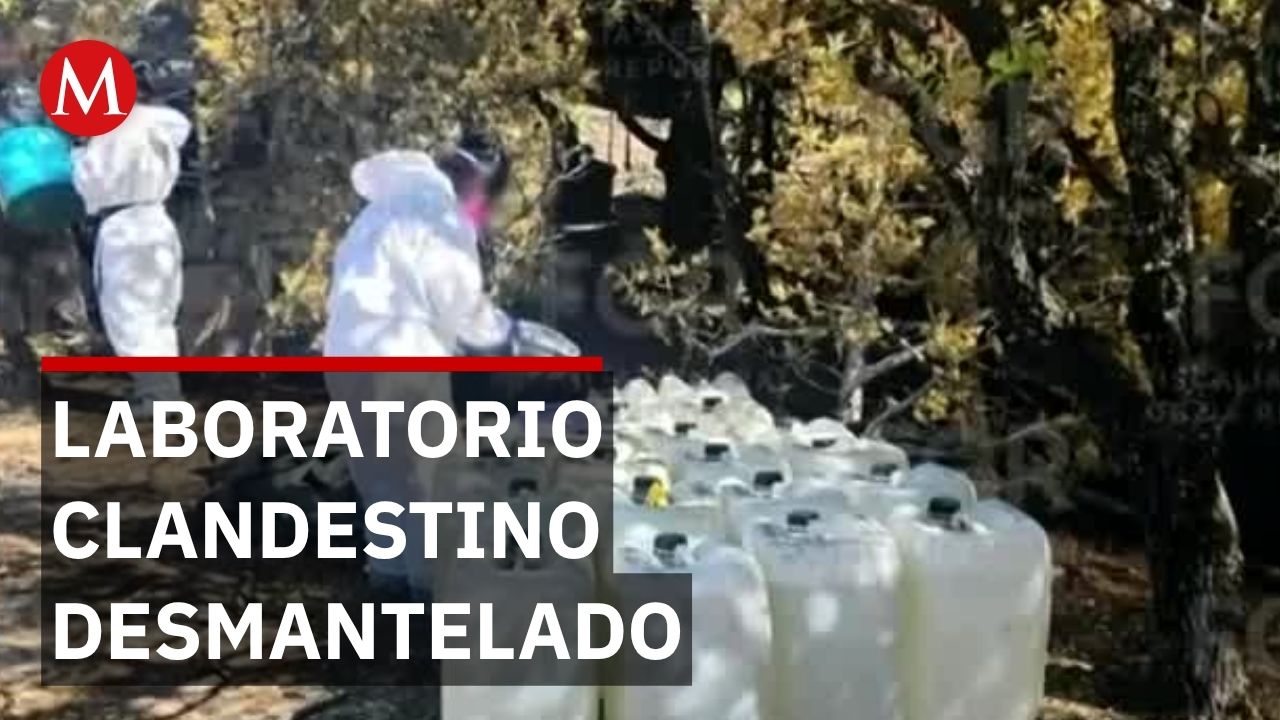 Aseguran laboratorio clandestino de drogas sintéticas en operativo en Fresnillo, Zacatecas