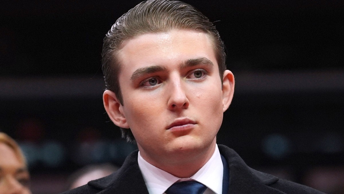Barron Trump en la ceremonia de inauguración de su padre en Washington el 20 de enero del 2025. | AP
