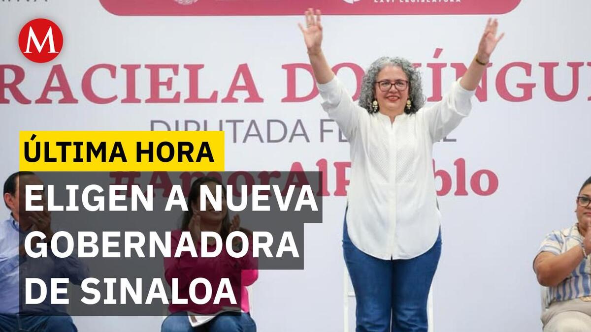 Graciela Domínguez Nava designada gobernadora de Sinaloa hasta octubre de 2027