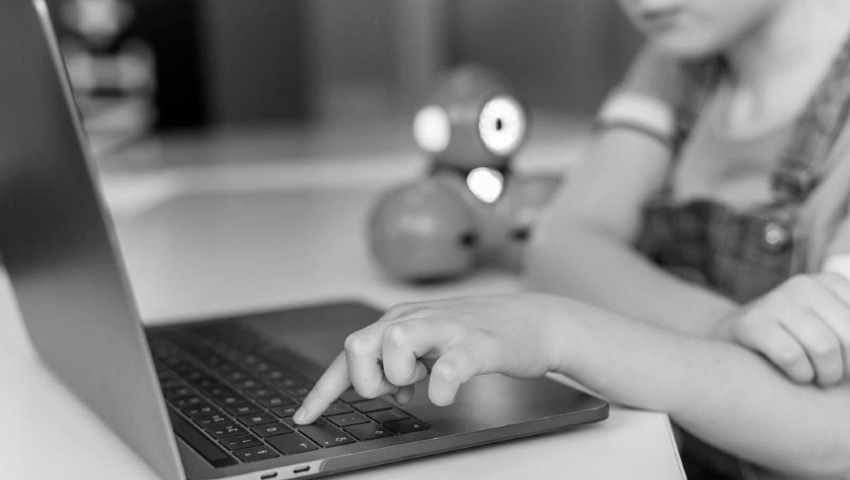 La huella digital es toda la actividad que realizamos en línea (Creada con Gemini AI)