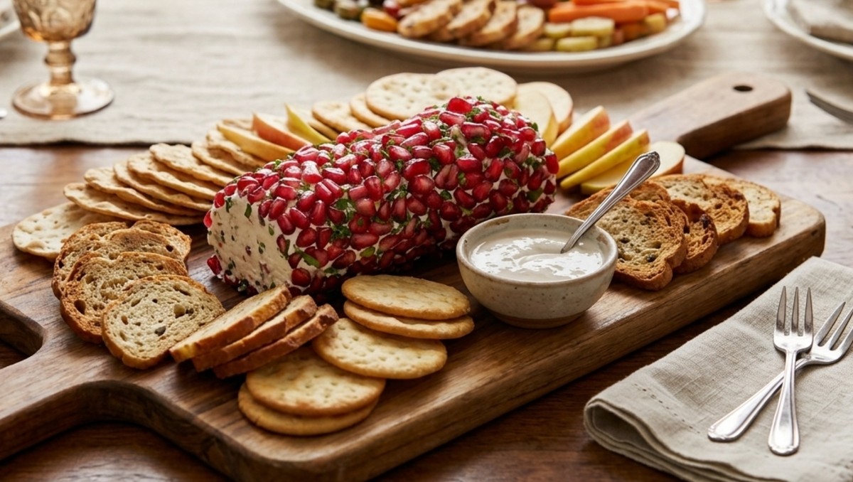Ingredientes para hacer un dip sabor nogada (IA)