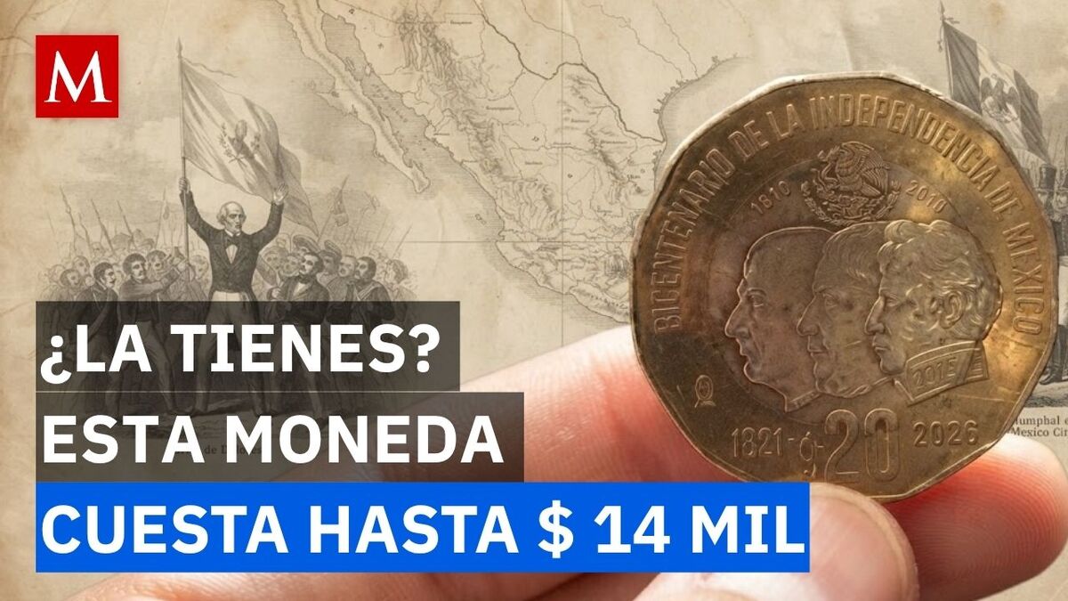 Moneda conmemorativa de 20 pesos tiene un valor de hasta 14 mil; estas son sus características