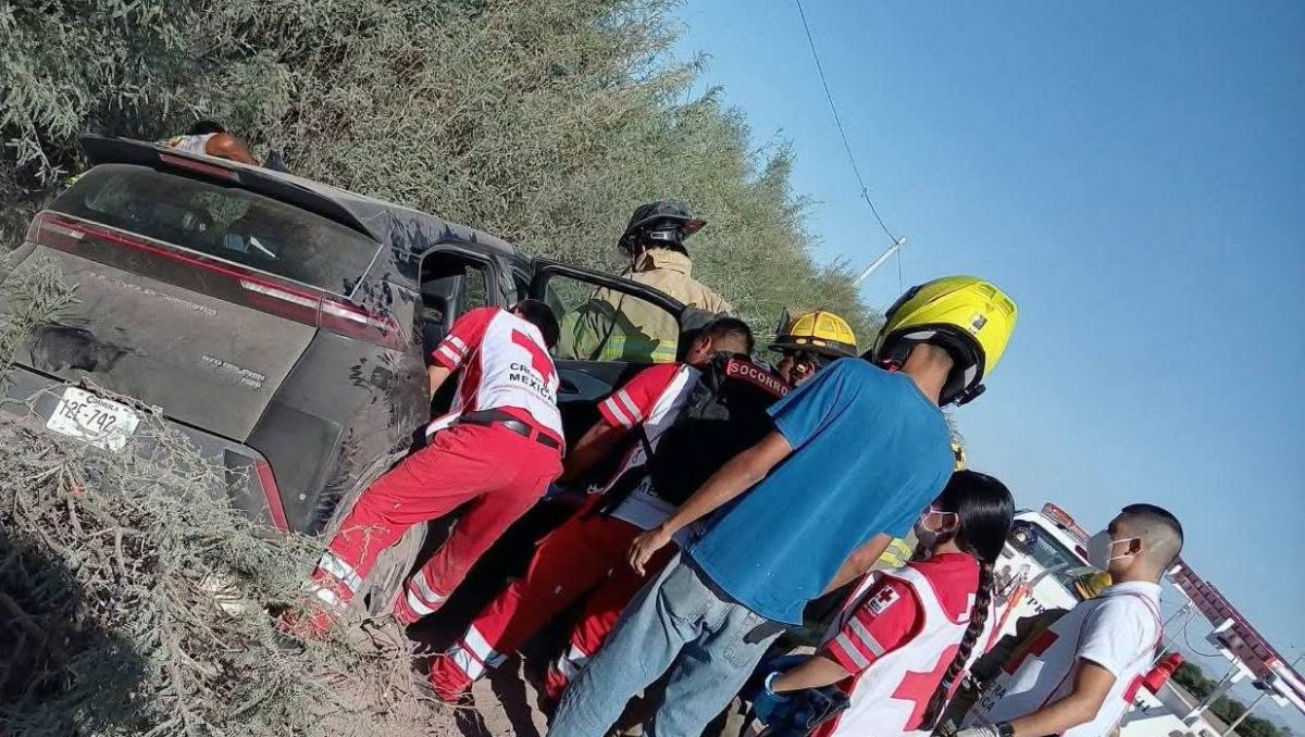 Cuatro personas viajaban al momento del accidente. | Foto: Damián Ramírez