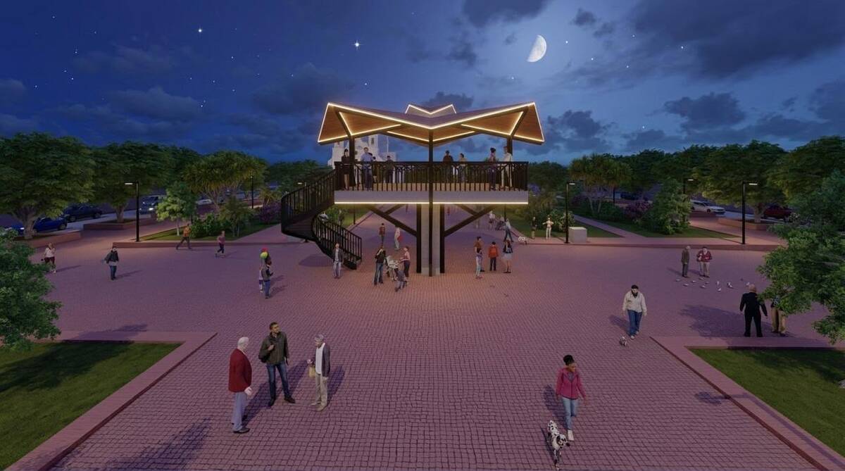 Rescatan zócalo de Iguala. | Foto: Especial