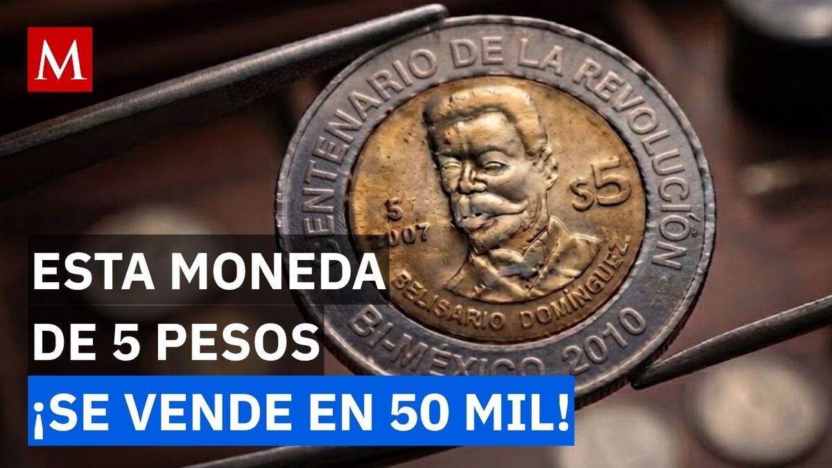 ¿La tienes? Conoce qué moneda cuesta hasta 50 mil pesos; estas son las características