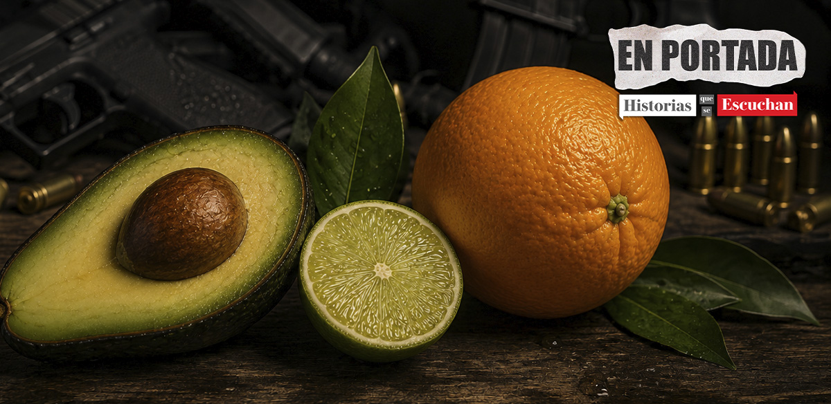 Aguacate, limón y naranja, bajo presión del crimen organizado
