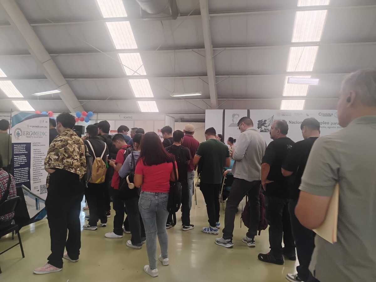 Coahuila suma 10 ferias de empleo y prevé cerrar con 15. | Foto: Esmeralda Sánchez.