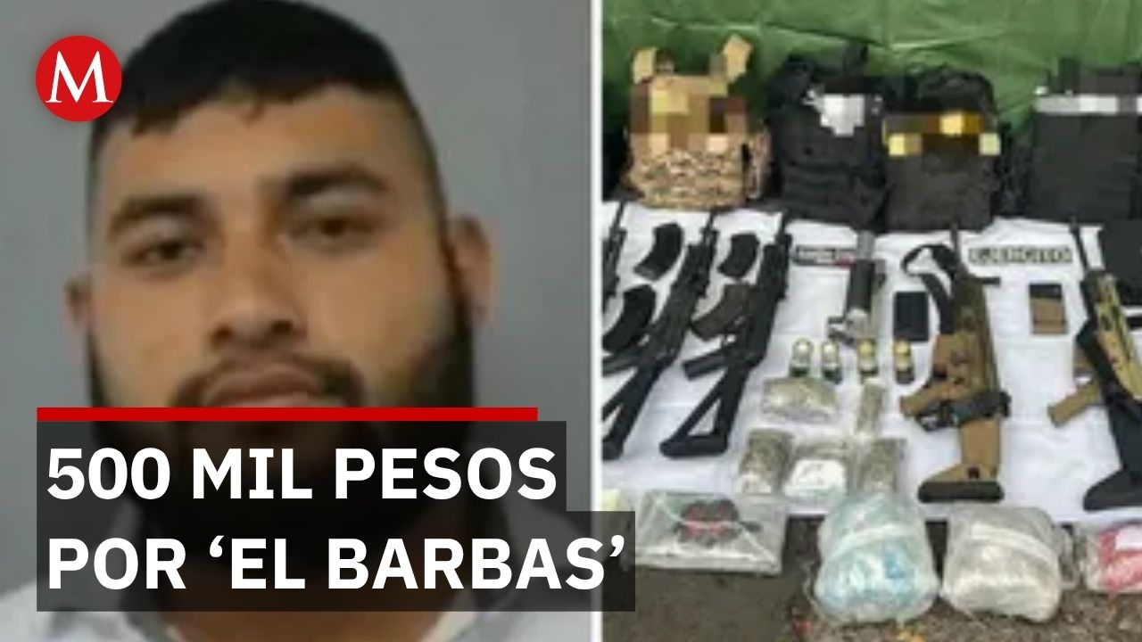 La Fiscalía de Michoacan ofrece 500 mil pesos por información de 'El Barbas'