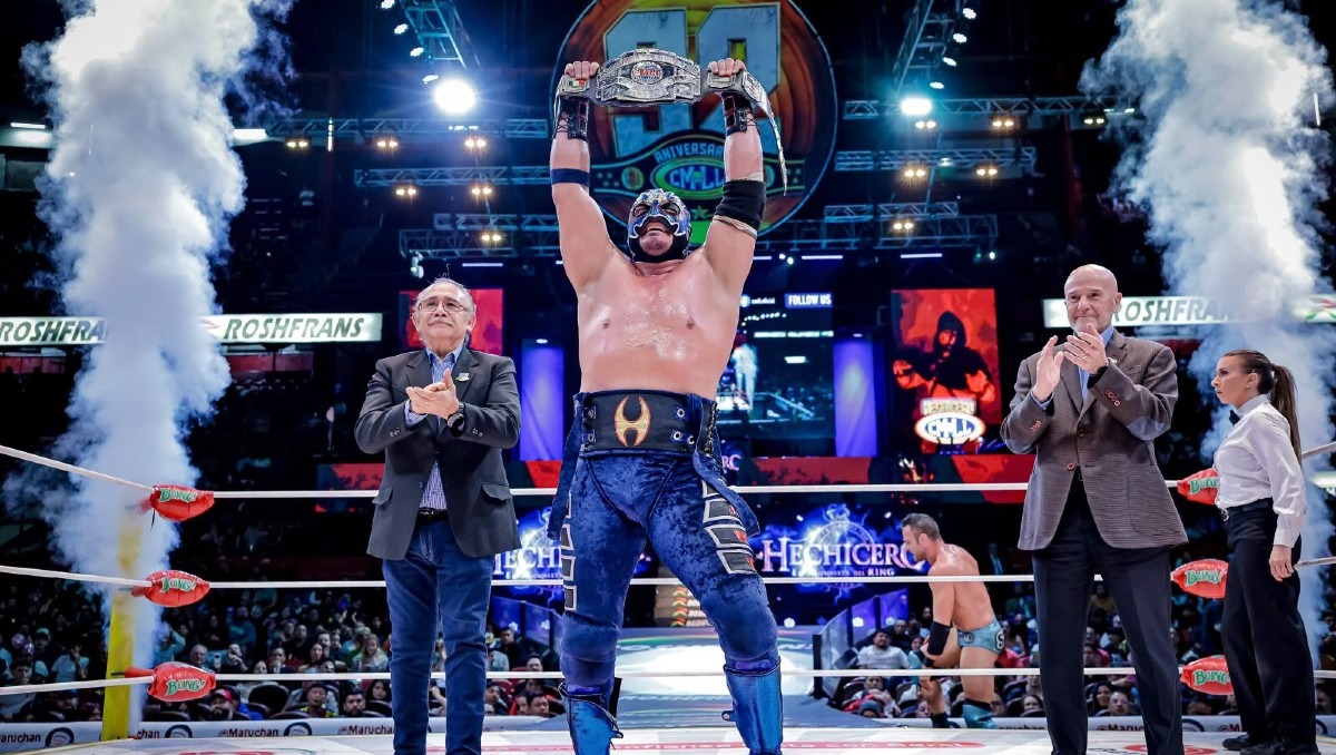 Hechicero busca defender el Campeonato Mundial Completo del CMLL ante Eddie Kingston (Cortesía)