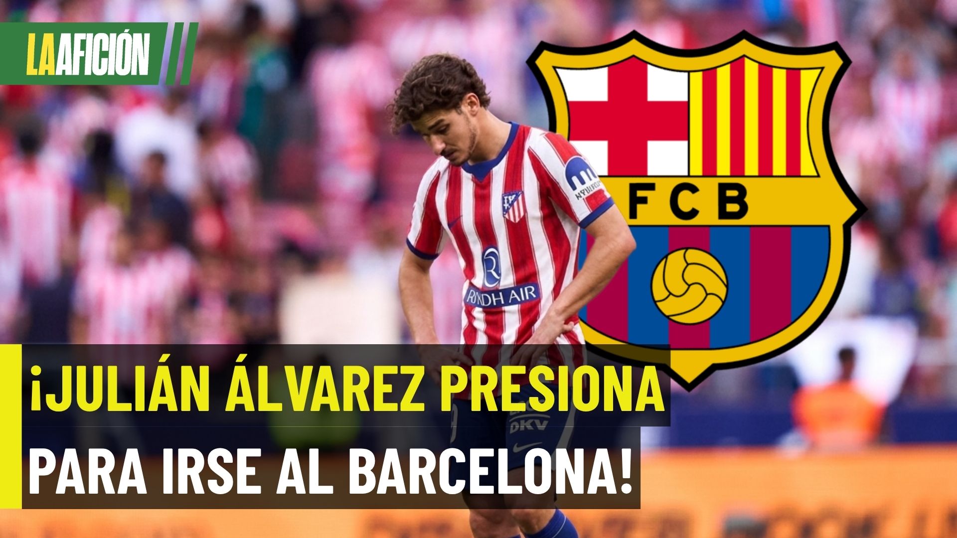 Julián Álvarez no entrenó con el Atlético, ¿Busca forzar su salida al Barcelona?