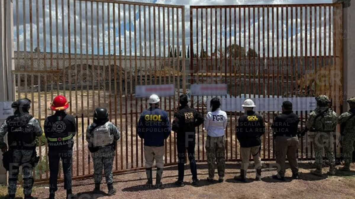 Operativo contra huachicol en Hidalgo. (Cortesía)