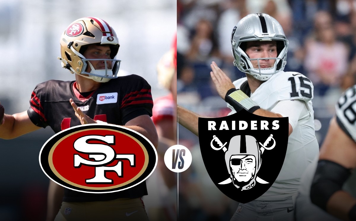 San Francisco 49ers vs Las Vegas Raiders: Dónde ver pretemporada de la NFL 2026 (Reuters)