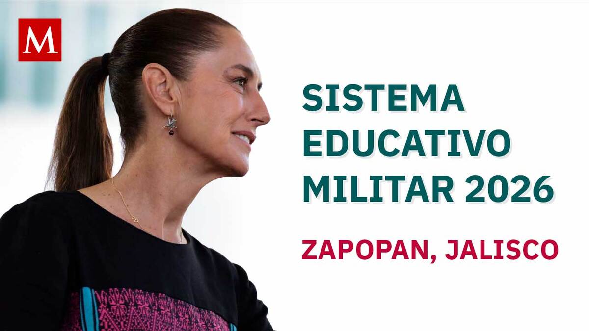 Sheinbaum encabeza acto del Sistema Educativo Militar 2026