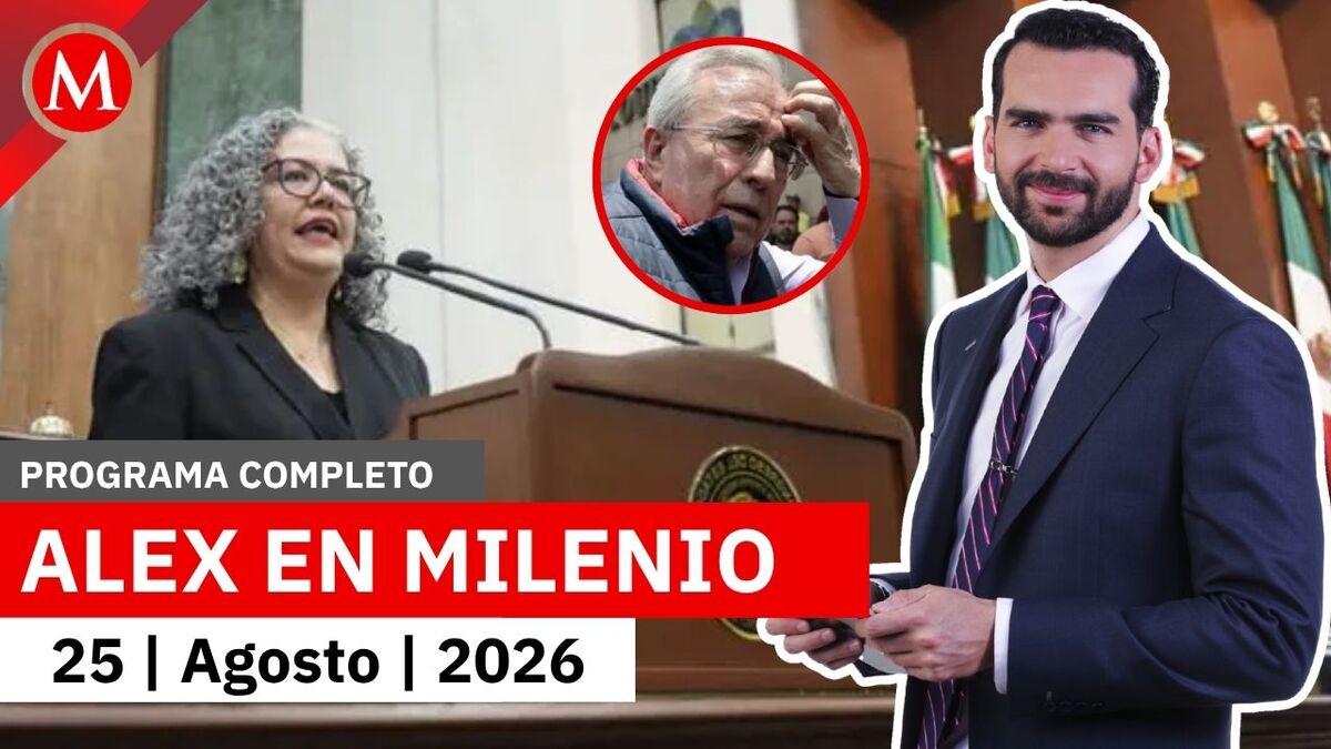 Sinaloa ya cuenta con nueva gobernadora interina | Alejandro Domínguez, 25 de agosto de 2026