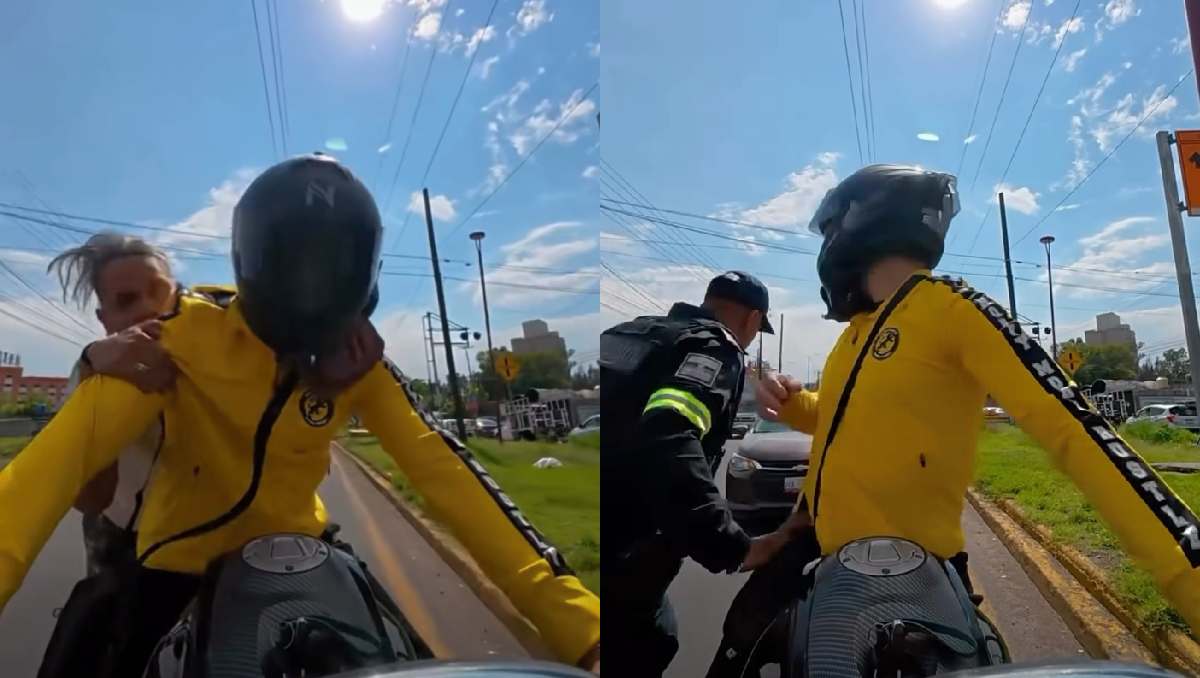 El sospechoso era perseguido por un policía sobre la vía pública. | Foto: RRSS