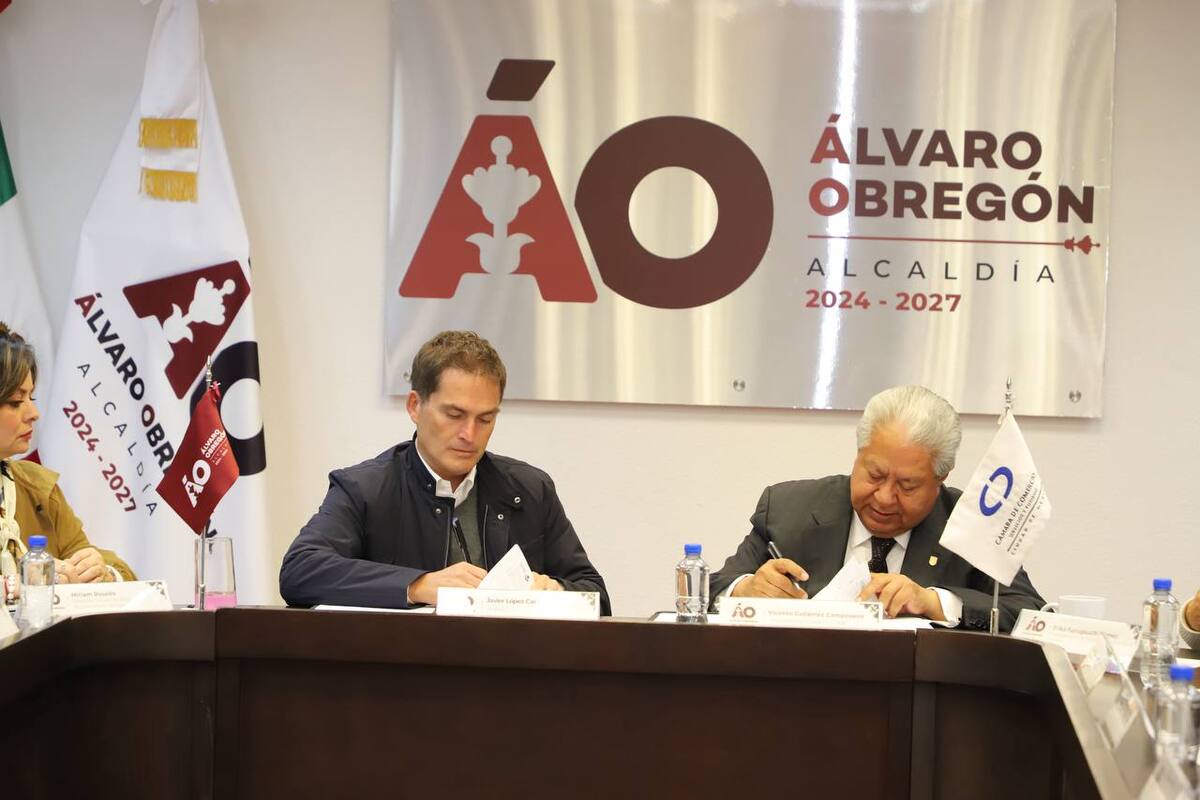 Alcaldía Álvaro Obregón y CANACO firman convenio de fomento económico. | Especial