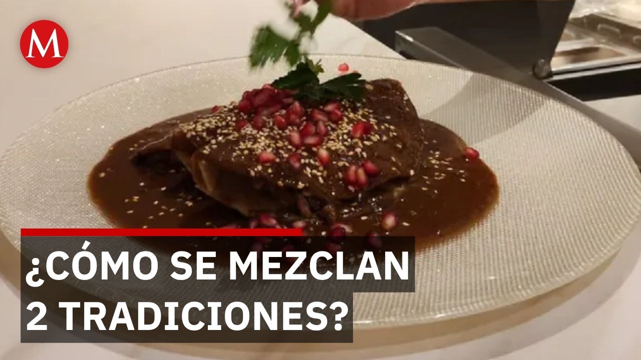 Chef poblana crea enchiladas agustinas mezclando dos tradiciones culinarias