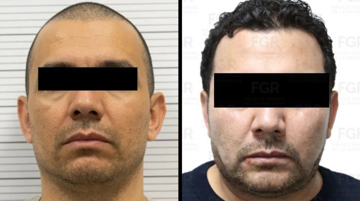 Fotografías de 'El R1' tras ser detenido en 2012 y 2026, respectivamente | Foto: Especial/FGR