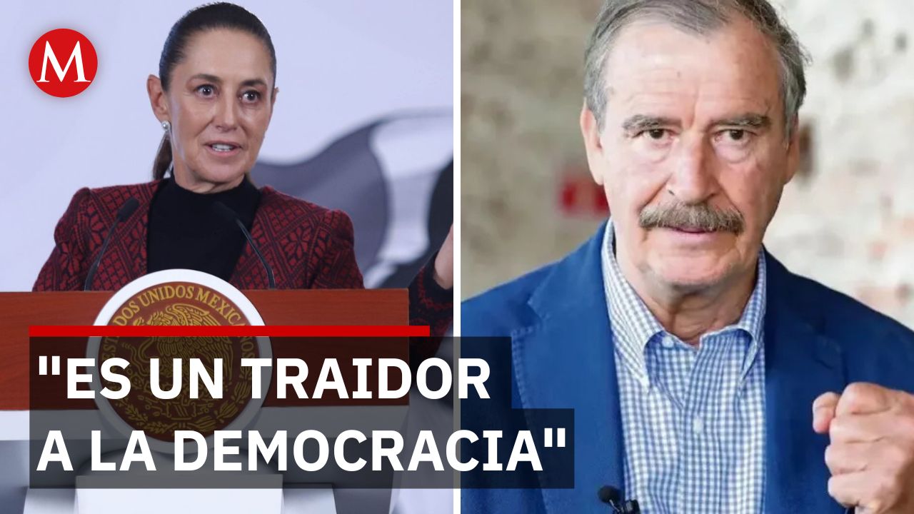 Fox dice que México vive “su peor momento” y Sheinbaum le responde