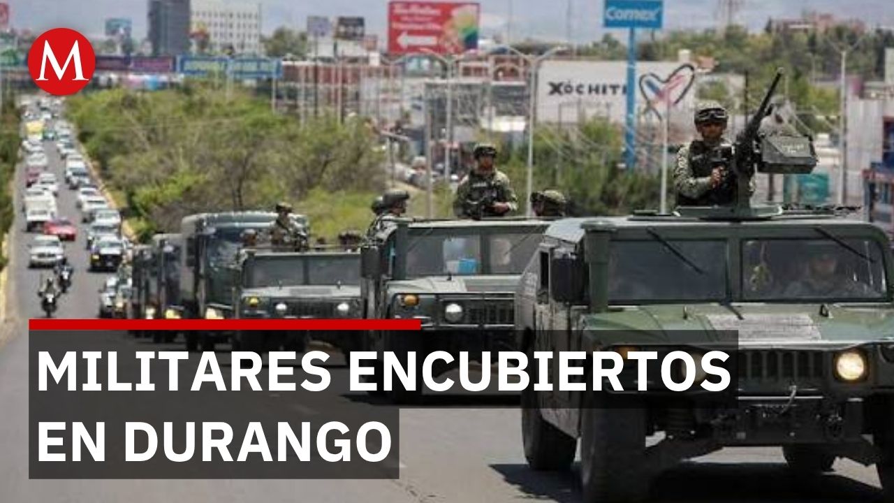 Fuerzas federales despliegan unidades sin identificación en Durango por denuncias