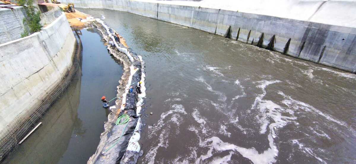 El gobierno federal se fijó como meta mejorar la calidad del agua del río Tula. (Cortesía)