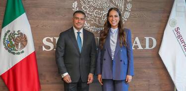 Libia Dennise Muñoz Ledo luego de una reunión con Omar García Harfuch y Marcela Figueroa Franco, acordaron fortalecer la seguridad en el estado del Bajío