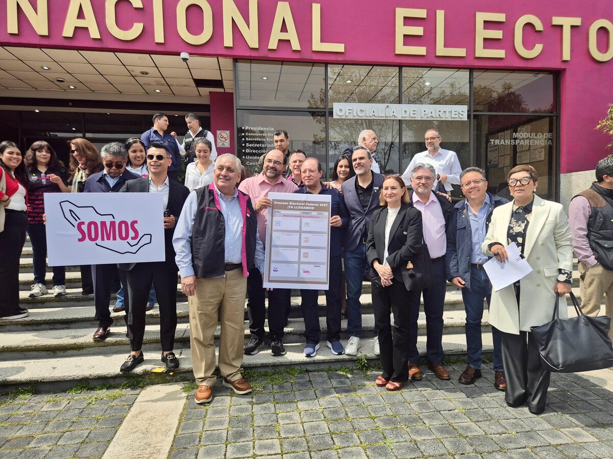 Somos México cambió de identidad a Somos por la orden del TEPJF. | Foto: X (@SomosMxMexico)