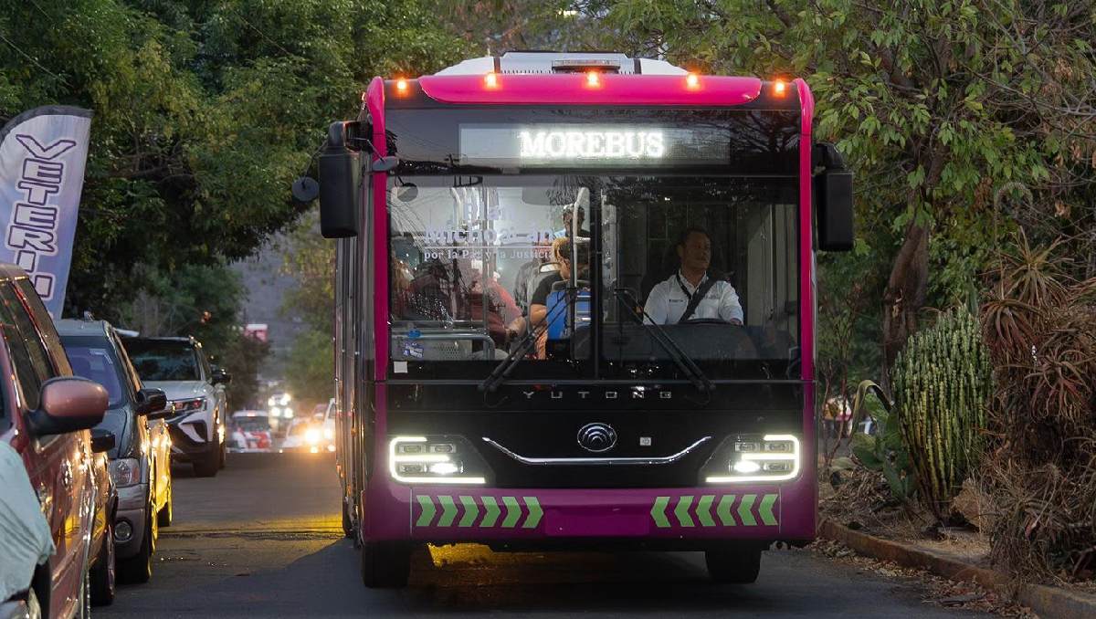 El Morelobús reducirán contaminantes y mejorarán las condiciones del transporte público. | Especial