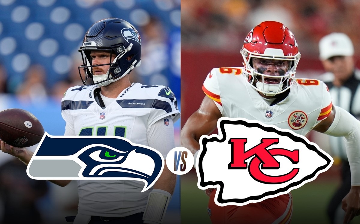 Seattle Seahawks y Kansas City Chiefs se enfrentan en el Arrowhead Stadium para cerrar la pretemporada de la NFL 2026. (Agencia AP)