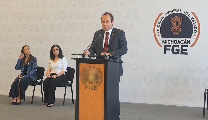 El vicefiscal Israel Vega Rodríguez señaló que los actos de investigación continúan en la región oriente de Michoacán. | Foto: Especial