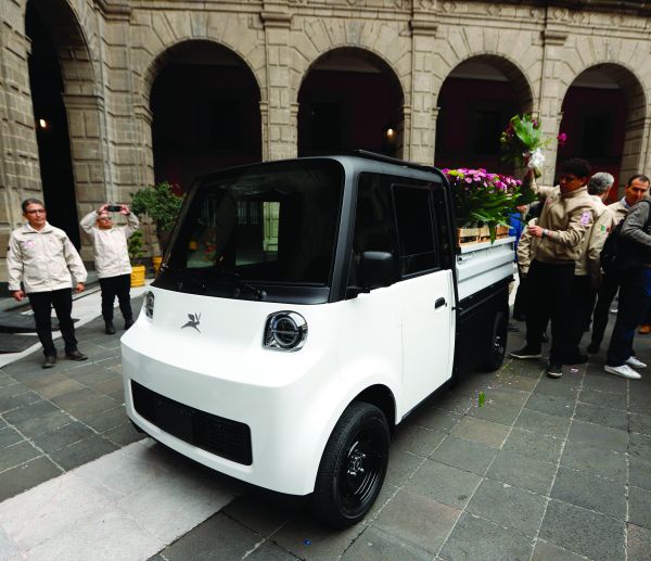 El camión pequeño tendrá una capacidad para transportar hasta 650 kilos. Archivo