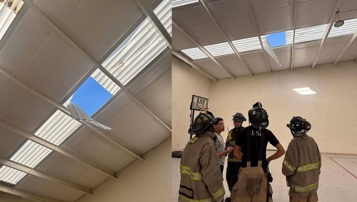 ‘Chencho’ sufre graves lesiones tras caer del techo del Gimnasio Municipal de San Pedro. | Damián Ramírez