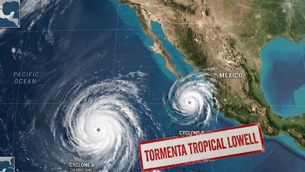 Desarrollo de la tormenta tropical 'Lowell' en el Pacífico | IA Discover