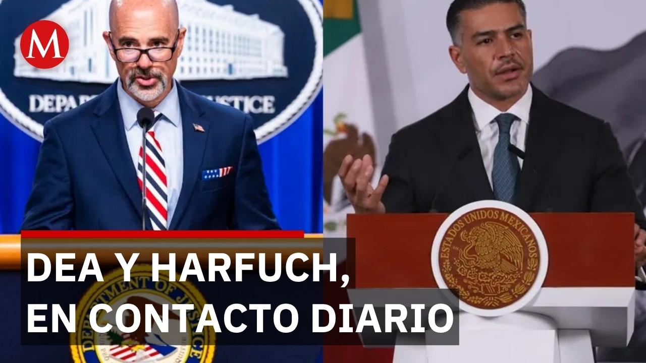 Director de la DEA destaca coordinación con Harfuch: “Tenemos comunicación diaria”