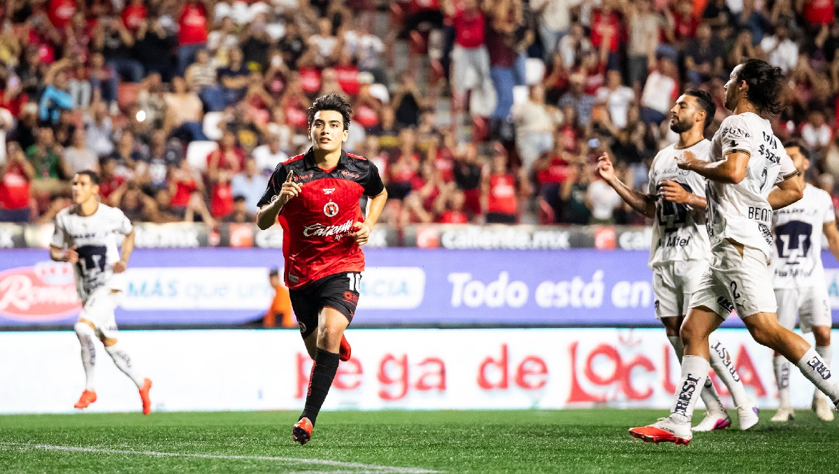 Gilberto Mora nota doblete en la victoria de Tijuana sobre Pumas en la Liga MX (Imago7)