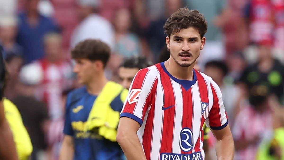 Julián Alvarez vuelve a entrenar con el Atlético de Madrid tras días de indisposición (EFE)