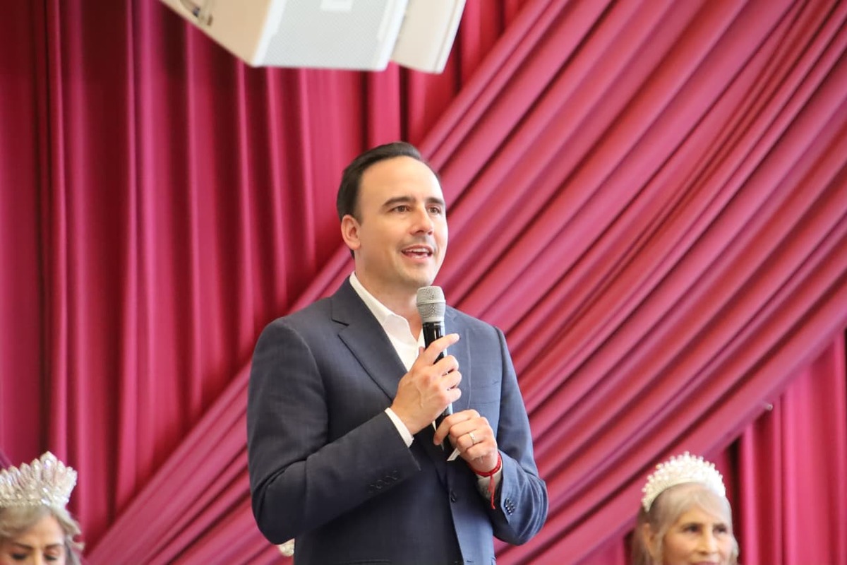 Manolo Jiménez destaca estrategia de seguridad en Coahuila. | Foto: Verónica Rivera.