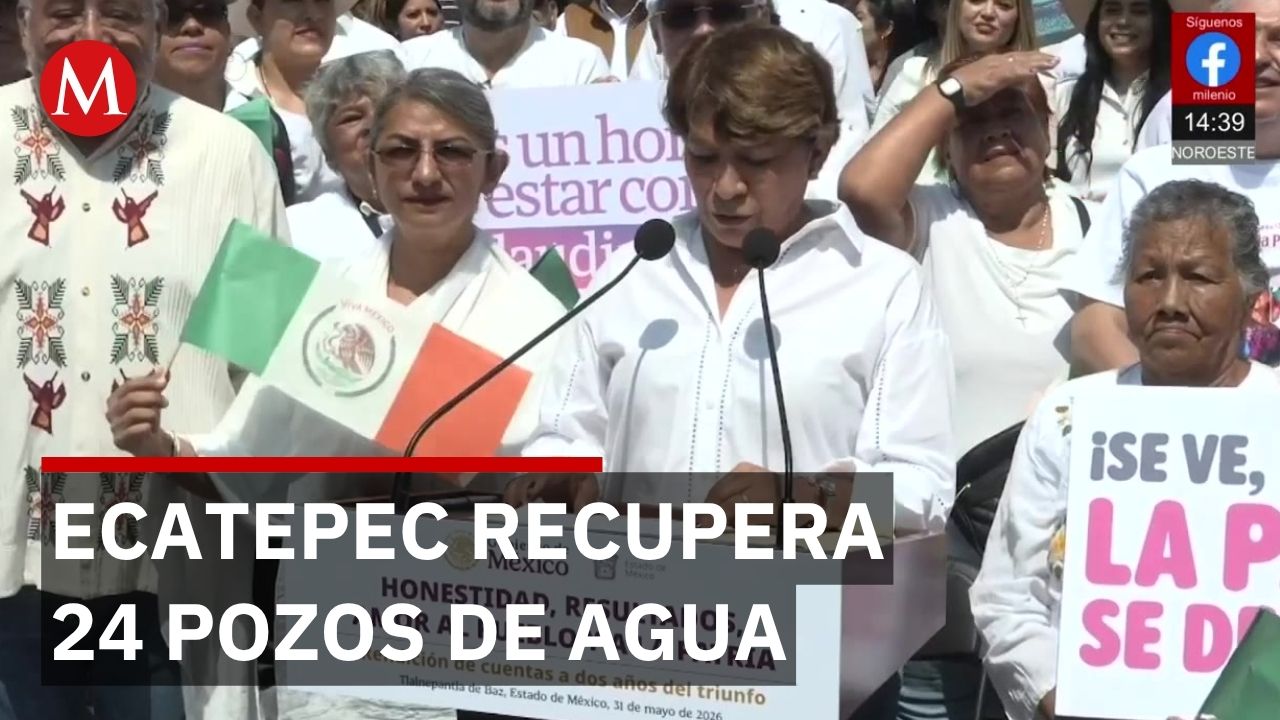 Estado de México recupera 24 pozos de agua en Ecatepec tras años de abandono